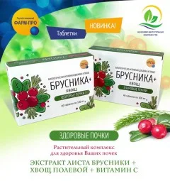 Купить БРУСНИКА+ХВОЩ ЗДОРОВЫЕ ПОЧКИ по оптовым ценам