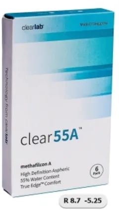 Купить ЛИНЗЫ КОНТАКТНЫЕ ПЛАНОВОЙ ЗАМЕНЫ CLEAR55A №6 по оптовым ценам