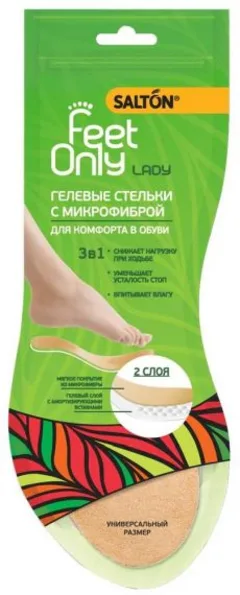 Купить SALTON FEET ONLY LADY СТЕЛЬКИ С ПОКРЫТИЕМ ИЗ МИКРОФИБРЫ по оптовым ценам